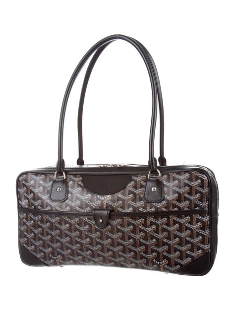 authentic goyard saint martin shoulder bag|GOYARD Goyardine Saint Martin Black 69084 .